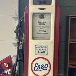 Esso Upright Style Gas Pump