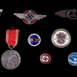 WWII German Insignia, Pins & Badges