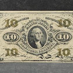 1863 10 Cent US Fractional Note