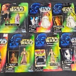 Lot of Star Wars Toys - Hans Solo & Leia Figures