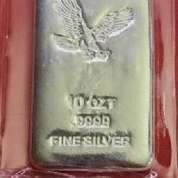 10 oz. .999 Fine Silver Bar