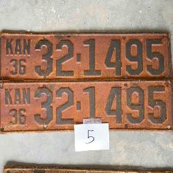 Fall River Kansas Estate Auction with Antique Tags