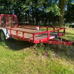 Tandem Axle Trailer, 2 ft Beaver Tail