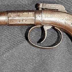 1845 Civil War Era Allen & Wheelock Boot Pistol