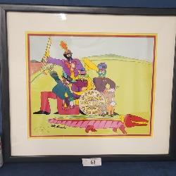 SARGENT PEPPER Lonely Hearts animstion cel