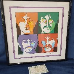 Beatles Quad Portrait Bob Balser Art