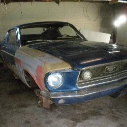 1968 Ford Mustang GT  4 Speed Manual Transmission