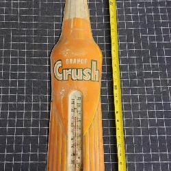 S2 Orange crush Thermometer 29 Inch Metal