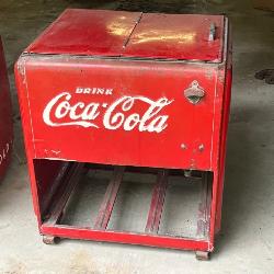 Vintage Coca Cola Floor Model Cooler