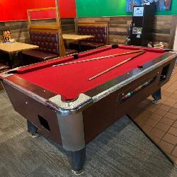 Pool tables coin operated 