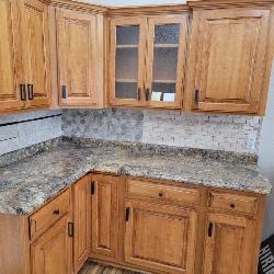 Kitchen Cabinet Display with counter top