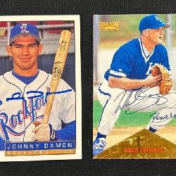 Autographed Baseball Card Collection