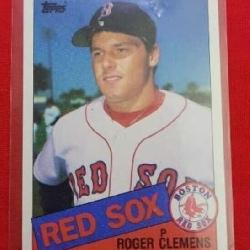 1985 Topps Red Sox Roger Clemens