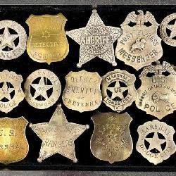 Collection of Reproduction Western Badges