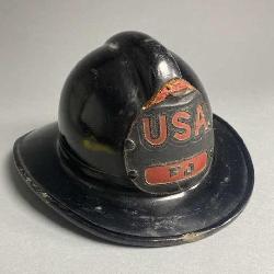 Fireman Helmet Skullguard USA FD Bakelite
