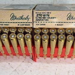 40 rds Weatherby .270 Win Ultra-High Velocity