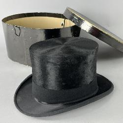 Antique CORT Exclusive Detroit Silk Plush Top Hat
