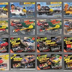 NASCAR two packs with cars and semis