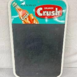 SST ORANGE CRUSH MENU 20X30 OLD STOCK 