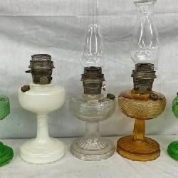 COLLECTION ALADDIAN OIL LAMPS 