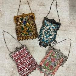 COLLECTION VINTAGE MESH PURSES 