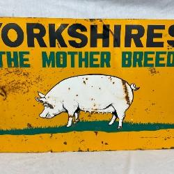 DST YORKSHIRES SIGN 36X24 