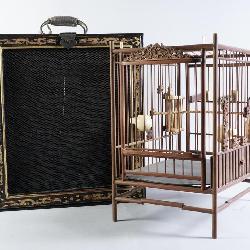 Chinese Bamboo Birdcage, Early 20th century