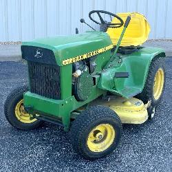 John Deere 110 Lawn And Garden Tractor Riding Mower, With Manuals