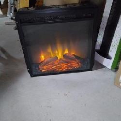 Small fireplace insert