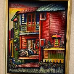 74 - FRAMED ART 21X18