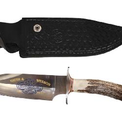  Lot 687A Smith & Wesson Knife USA SW406 Bowie 5th Ace Stag www.SouthJerseyAuction.com