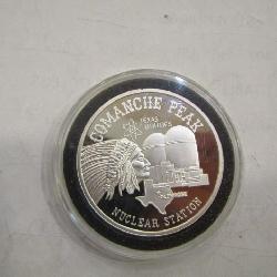 COMANCHE PEAK SILVER COIN 1 OUNCE .999 FINE SILVER