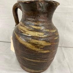 CRAIG FAMILY 1G. SWIRL POTTERY PITCHER 