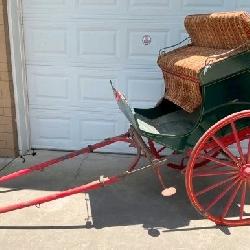 EARLY HORSE DRAWN CART 