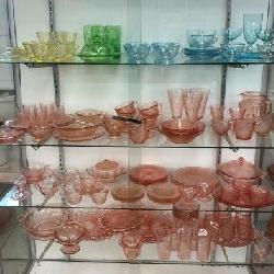 COLLECTION DEPRESSION GLASS 