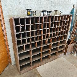 Antique Mail Sorter From Sissonville W.Va. Post Office