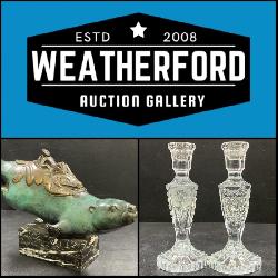 Bidding Now Open (Ends Friday) Incredible *Online Only* Weatherford Gallery Auction! Fine Furniture, Collectibles, Antiques, Art & Much More! Local P/U & Shipping Available.