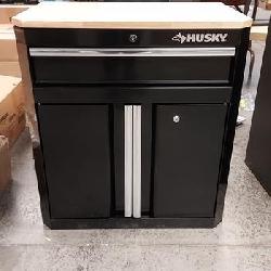 Husky  28 in. W x 32 in. H x 18 in. D 2-Door Steel Garage Base Cabinet