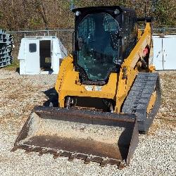 Caterpillar 259D Compact Track Loader With Enclosed Cab And Air, 2 Speed, 2297 Hours Showing On Gaug