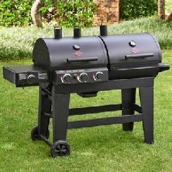 Char-Griller double play 3-burner gas and charcoal grill