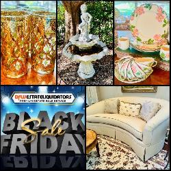 *Incredible Black Friday & Saturday* - Southlake Estate Sale! Stunning Accents, MacKenzie Childs, Waterford, Vintage Fashion, MCM, Lalique, Quilts, Collectibles & Much More!