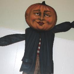 folk art jack o lantern life sized