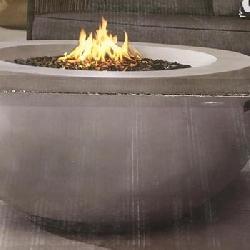 Hampton Bay Grove Park 36in Stone Propane Outdoor Fire Pit