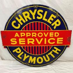 DSP 42X45 CHRYSLER PLYMOUTH SIGN