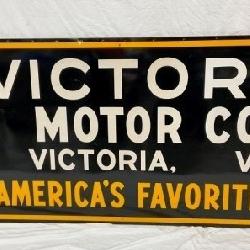 1958 SST FORD VICTORIA VA DEALER SIGN