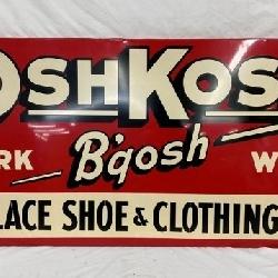 SST OSHKOSH B'QOSH WEAR SIGN