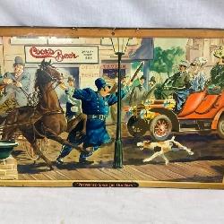 COOKS BEER TIN LITHO SIGN