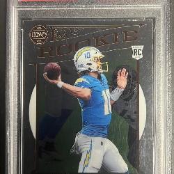 2020 Panini Chronicles Legacy Justin Herbert PSA 8