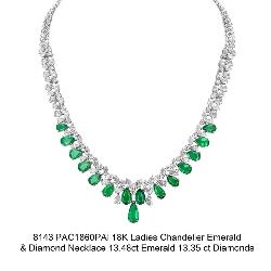 Emerald & Diamond Necklace