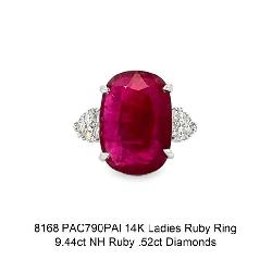 Natural Ruby & Diamond Ring